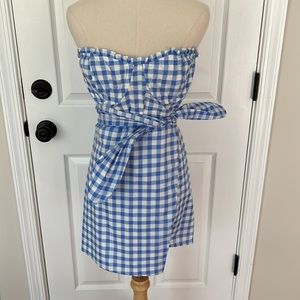 For Love & Lemons blue gingham dress